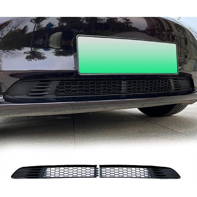 FASTCHE Front Grill Mesh Grille Grid Inserts Compatible with Tesla Model 3 Air Inlet Vent Grille Cover Replacement for Tesla Model 3 Accessories 2017
