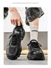 Men's Trendy Korean-Style White Summer Sneakers: Versatile, Thick-Soled Casual Sports Shoes for Teens and Dads