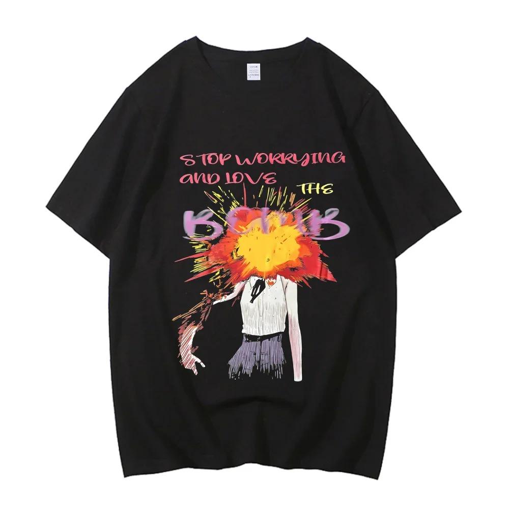 New Chainsaw Man Reze Mitaka Asa Tee Anime High Quality Cotton Short Sleeved T-shirt Men Women Summer Casual Street Wear Y2k