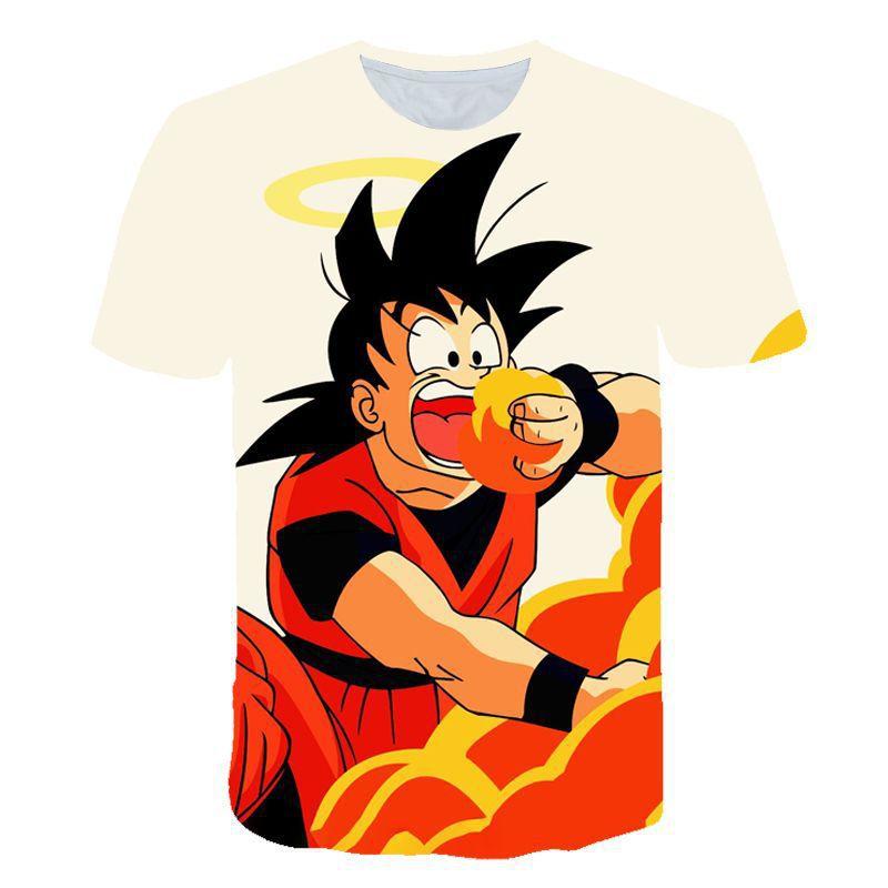 2026 Sommer Dragon Ball Retro Fitness T-shirt Herre Oversized 3D Printet Kortærmet Familie Unisex Børns Sports T-shirt