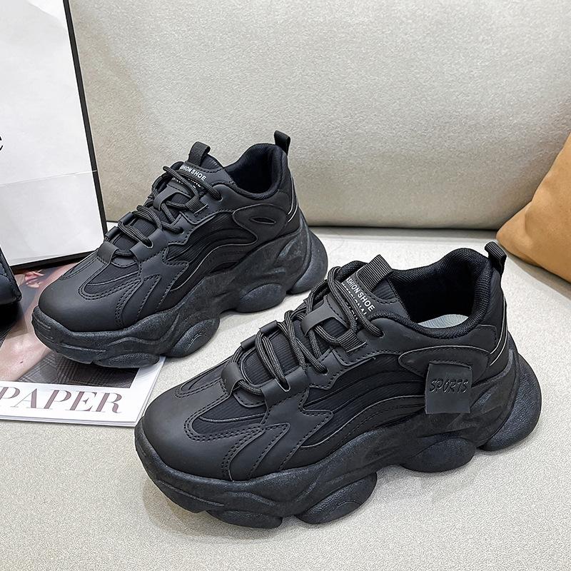 Korean Version of Daddy Shoes Women  Spring New Breathable Student Sports Shoes Women Ins Trendy Casual Shoes