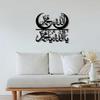 Metal Wall Art Decor Living Room Foyer Birthday Gift Simple Artistic Covering