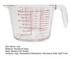 Yousheng Glass Measuring Cup Triple Measurement Scale Cup Heat Resistant Microwave Safe Kitchen Tools with V-Shaped Spout And Ergonomic Handle