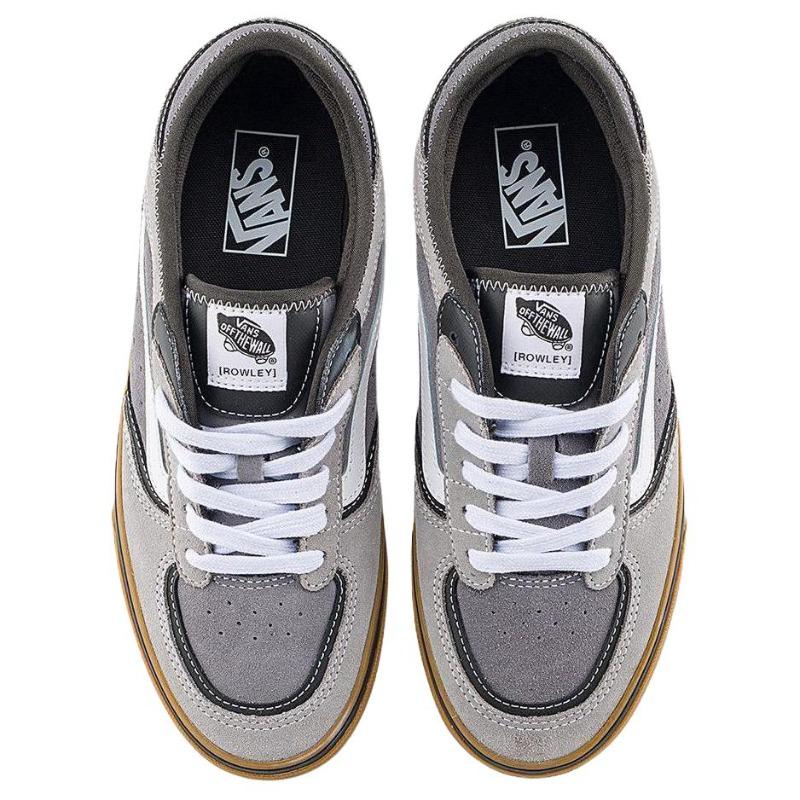 Vans Rowley Classic Comfort Veelzijdige Lage Skate Schoenen Unisex Grijs VN000SF485T