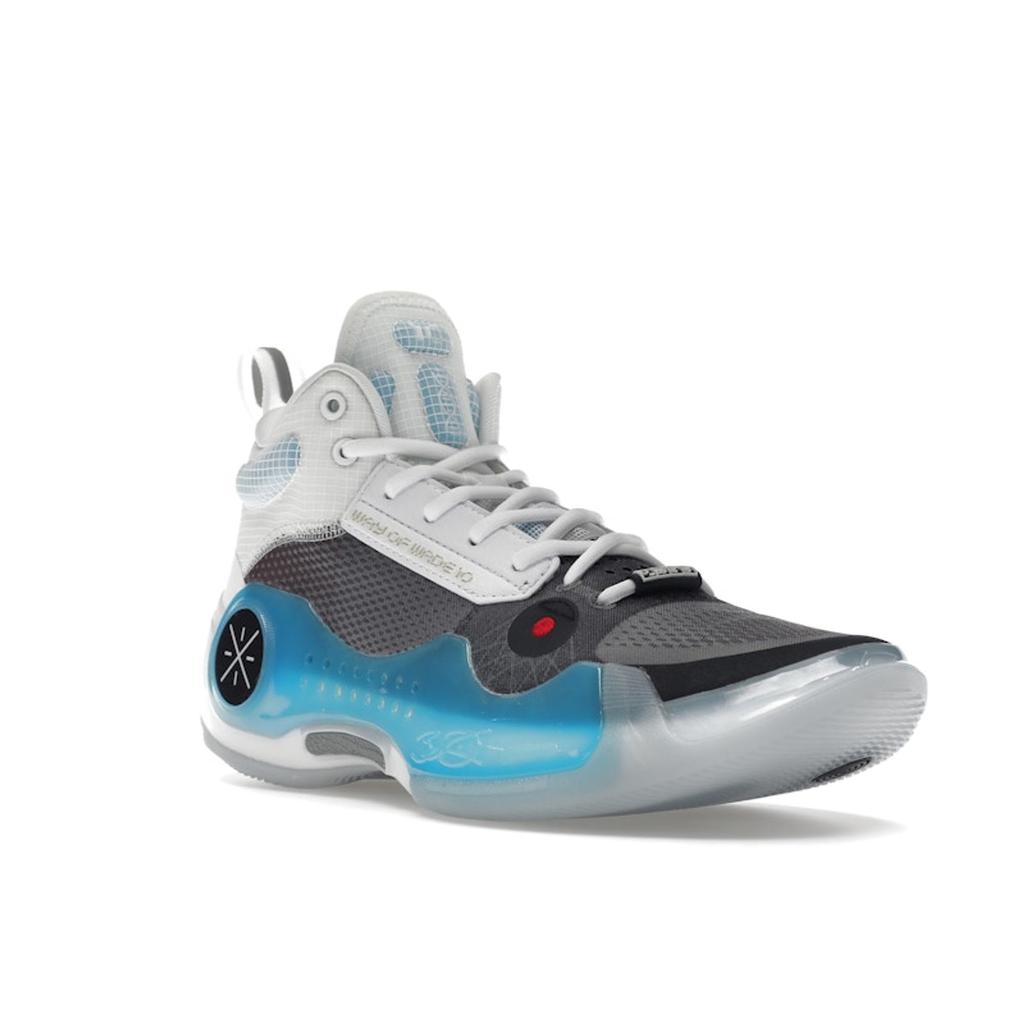 Li-Ning Way of Wade 10 Team No Sleep Herren Sneakers Grau Weiß ABAS115-2