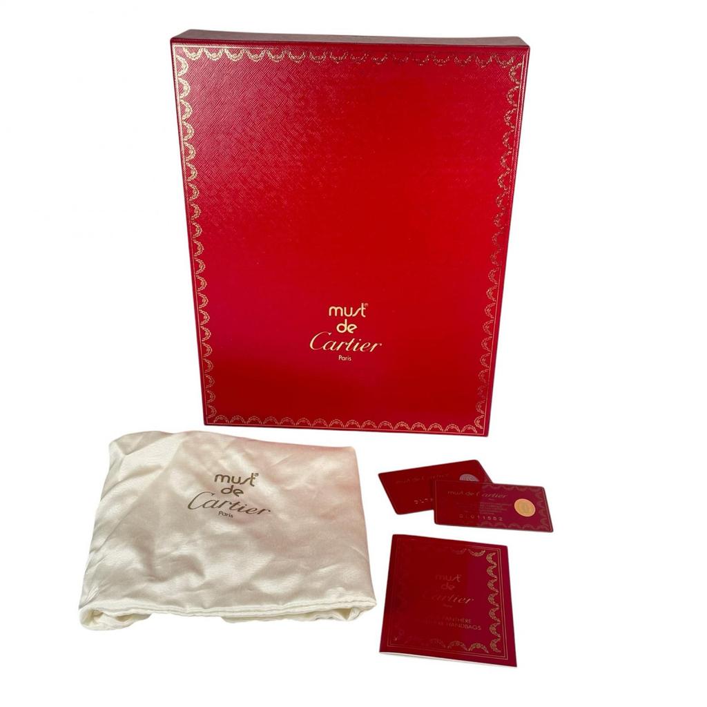 CARTIER PANTHERE Handbag Orange Women used