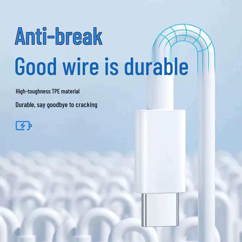 Type-C Android 6A Fast Charging Cable for Huawei, Honor, OPPO, Xiaomi, Vivo Phones