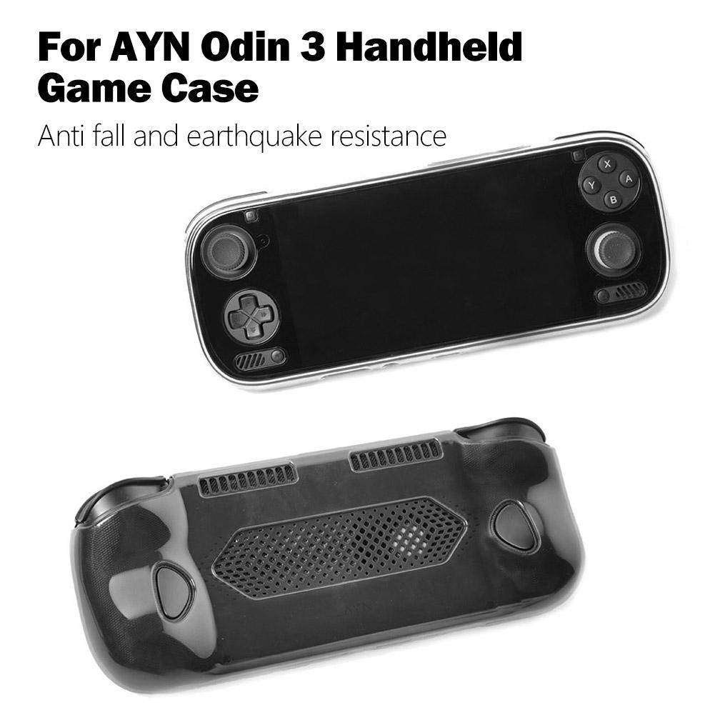 Для AYN Odin 3 Чехол Кристально Прозрачный Мягкий ТПУ Ударопрочный Защитный Чехол Портативная Игровая Консоль Тонкий Корпус для Odin3