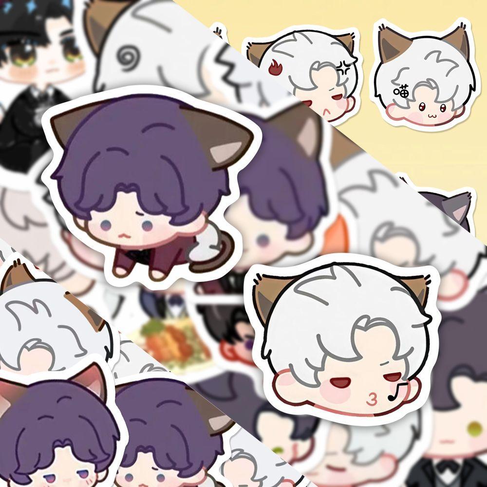 Hot Game Love and Deepspace Stickers Sylus Xavier Zayne Rafayel Caleb Cartoon Cosplay Character Stickers Decorate Prop Gifts