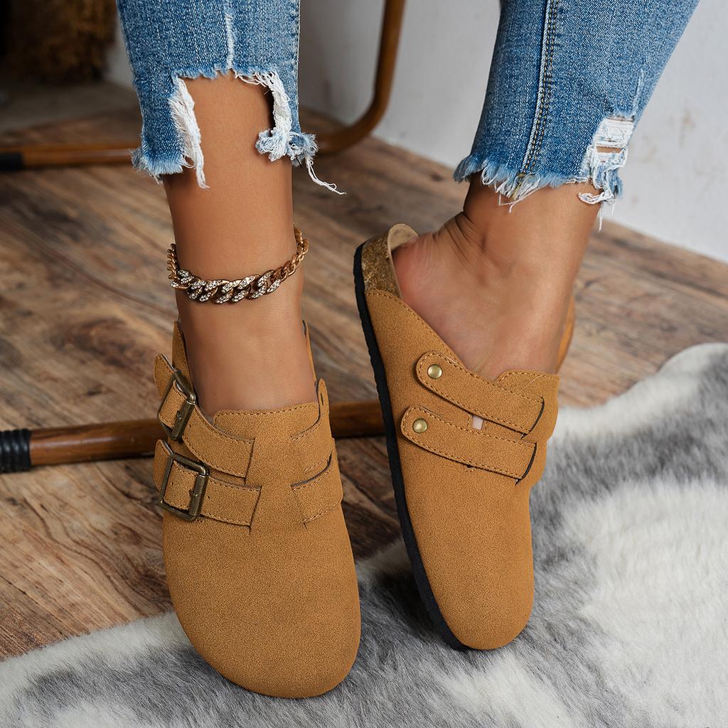 Fashion Women Slippers Vintage Solid Cork Clogs Sandals Classic Beach Shoes Women Summer Fashion Unisex Slippers Platform Slides Women