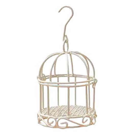 Yousheng Miniature Birdcage Ornaments, Decorative Mini Birdcage Figurine, Cute Garden Succulents Pot Decor Tea Banquet
