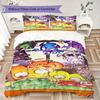 BFDI Pattern Bedding,Quilt Set Quilt Cover Pillowcase Home Birthday Gift(1 * Duvet Cover + 2 * Pillowcase, Without Core)_lx