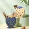 Household Plastic Chopstick Cage Drain Hanging Kitchen Chopstick Cage Cage Chopstick Holder Plastic Chopstick Holder Strawberry Chopstick Holder