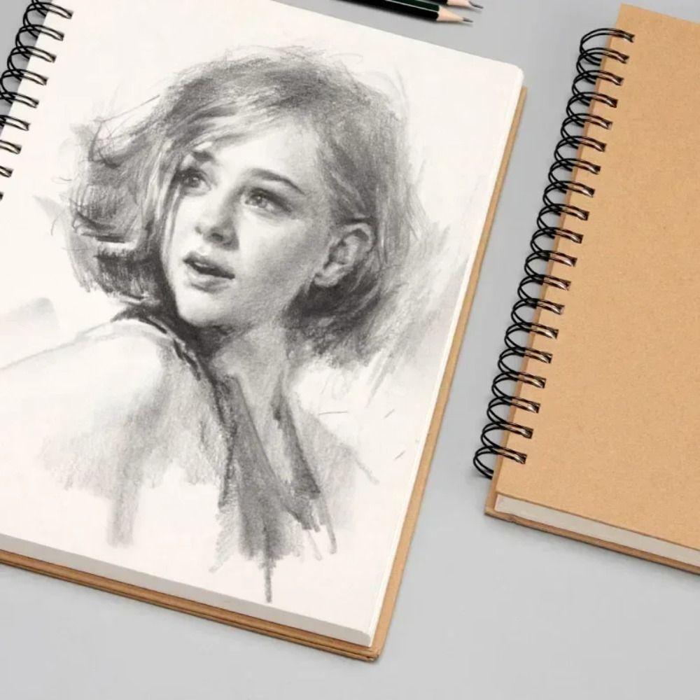 Thickened Thick Drawing Paper 30 Sheets Artist Sketch Pad A4 8K 16K Coil Sketchbook  Sketch