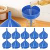 10PCS Plastic Small Dispenser Funnel Round Kitchen Funnel Plastic Refilling Funnel  Kitchen Use