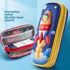 3D Double-Layer Pencil Case for Kids: Large Capacity for Boys & Girls