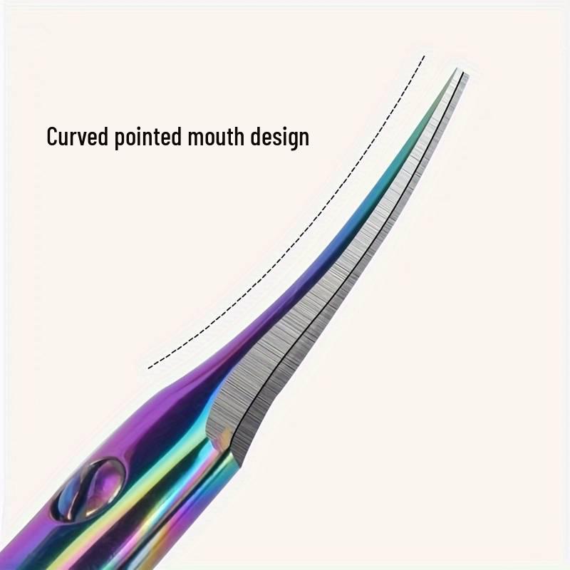 Russian Style Stainless Steel Cuticle Nipper and Ingrown Nail Scissors