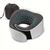 Ergonomic Portable Travel Pillow Neck Support Cervical Pillow for Airplane Car Office - Comfortable Headrest for Long Trips