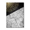 Modern Abstract Golden Black Canvas Painting Wood Texture Nordic Posters and Prints Wall Art Pictures for Living Room Home Decor