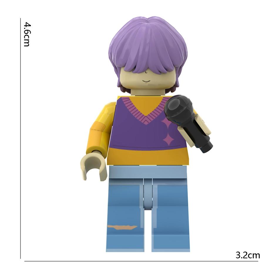 Novo : Blocos de Montar Esquadrão de Caçadores, Mini Figuras Fofas Articuláveis, Brinquedo Educacional para Crianças, Presente de Natal