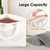 Triangle or Square Hanger Storage Bag with Handles Large Capacity Clothes Hanger Organizer Bag Foldable Clothes Hanger Organizer