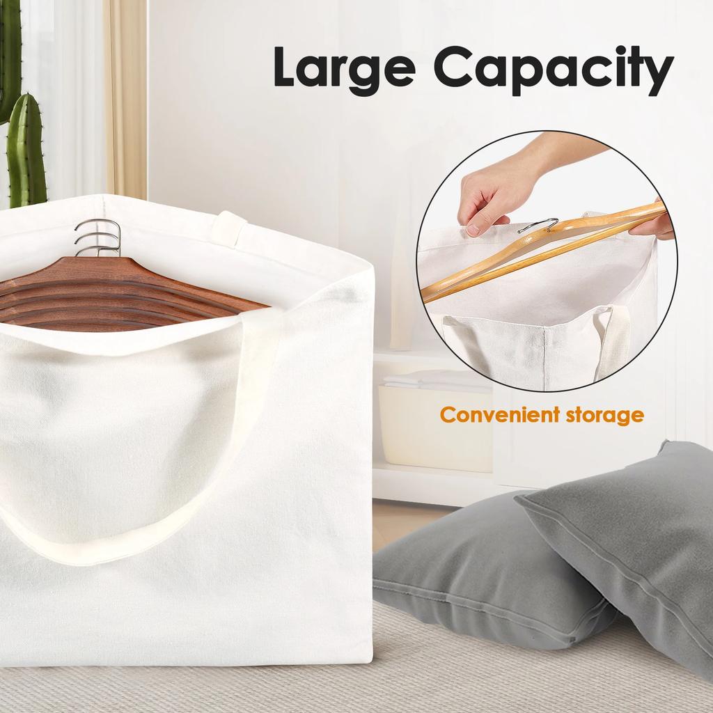 Triangle or Square Hanger Storage Bag with Handles Large Capacity Clothes Hanger Organizer Bag Foldable Clothes Hanger Organizer