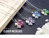 Limited Offer! Dongdaemun Korean Crystal Necklace - Finding Happiness Clover