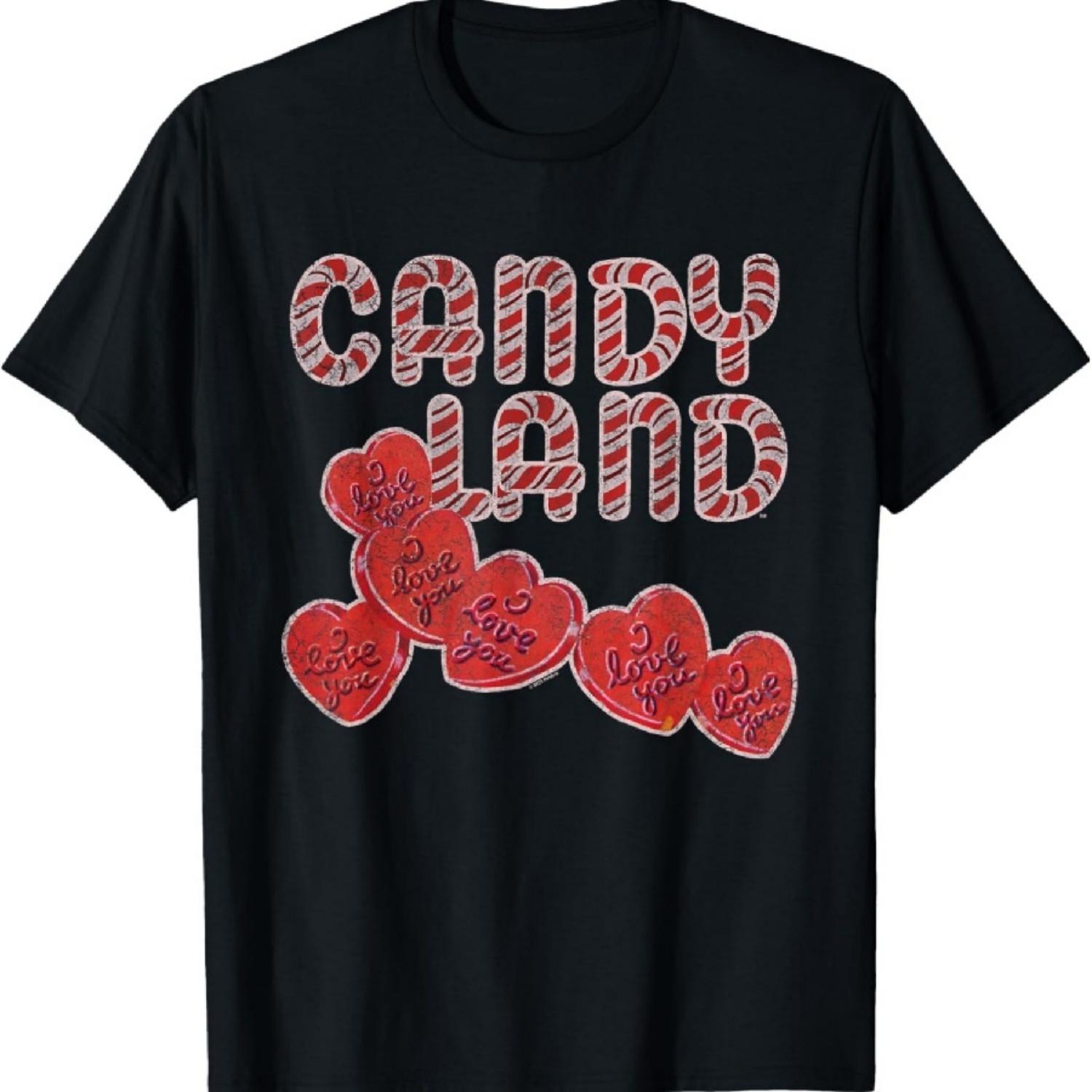 Футболка Candy Land Candy Hearts Say I Love You XXXXXL чёрный