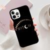 Autumu Witch Witches Moon Phone Case Cover for iPhone 17 Air 16 16e 15 12 11 13 14 Pro Max Apple Plus Coque