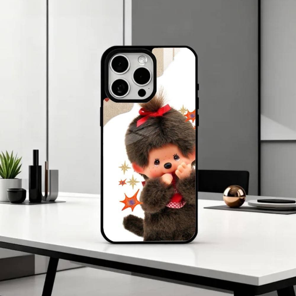 Plush Doll M-Monchhichis Phone Case For iPhone17,16,15,14,13,12,11 Plus,Pro Max Magnetic For Magsafe Wireless Charging