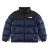 Winter Embroidered Cotton Puffer Jacket Men Women Casual Warm Loose Fit Stand Collar Zip Up Coat