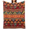 Tribal Ethnic (earth Colors) Throw Blanket Camping Fashion Sofas Anime Vintage Blankets