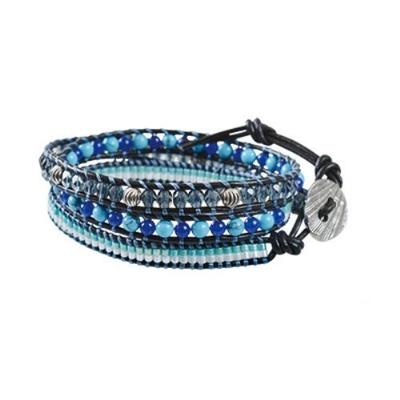 MIYUKI Wrap Bracelet Kit Part 2, Turquoise/BFK-394 [Beads Kit/Delica Beads/Miyuki]