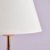 Art Gold Body Lampshade Cream Fabric Bedroom Living Room