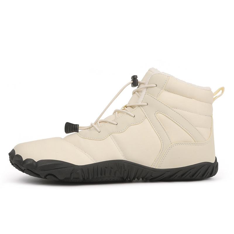 Pětiprsté venkovní bavlněné boty protiskluzové a odolné proti opotřebení párové turistické boty teplé vysoké vlněné boty pánské a dámské studené turistické boty