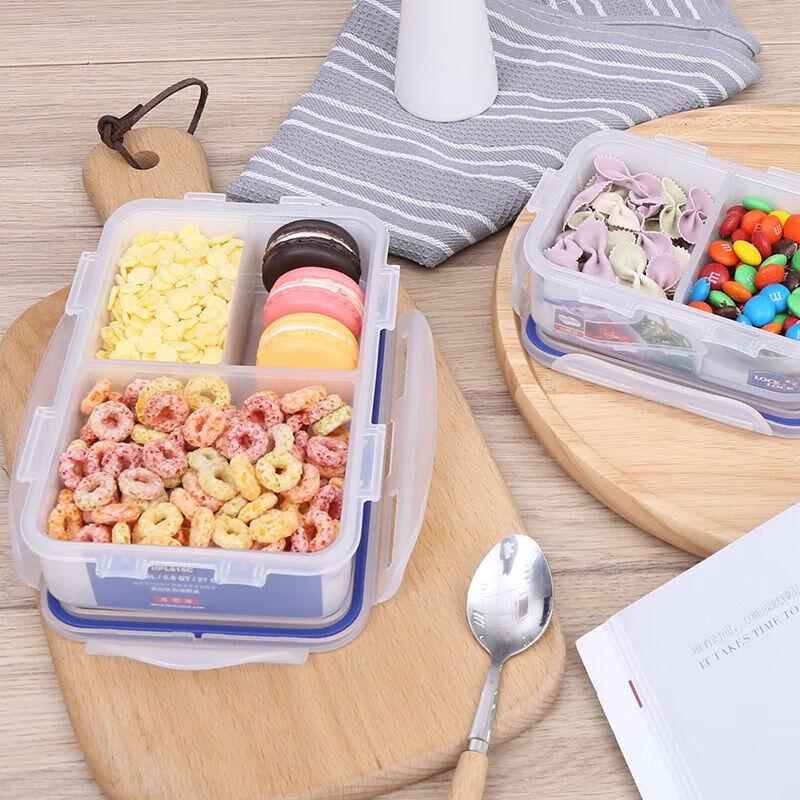 Lock & Lock Divided Microwaveable Plastic Food Container
