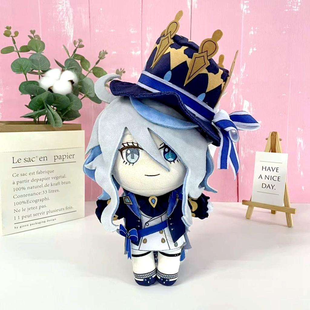 Genshin Impact Plush Dolls Wriothesley Furina Lyney Kaveh Neuvillette Kinich Citlali Kazuha Albedo Tighnari Anime Stuffed Toys