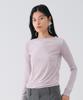 CENTAUR.KR Sheer Velvet Slim Tee_Light Purple