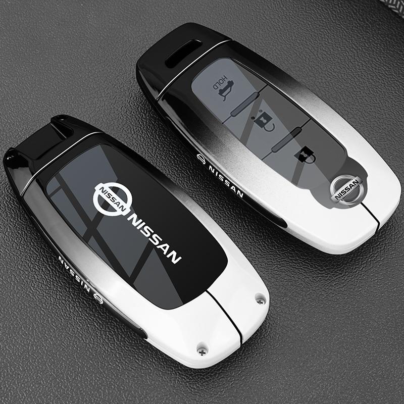 3 4 Buttons Remote Key Case Cover Shell Fob Holder Keychain For Nissan X-trail T33 Qashqai J12 Teana Altima Ariya 2022 2023