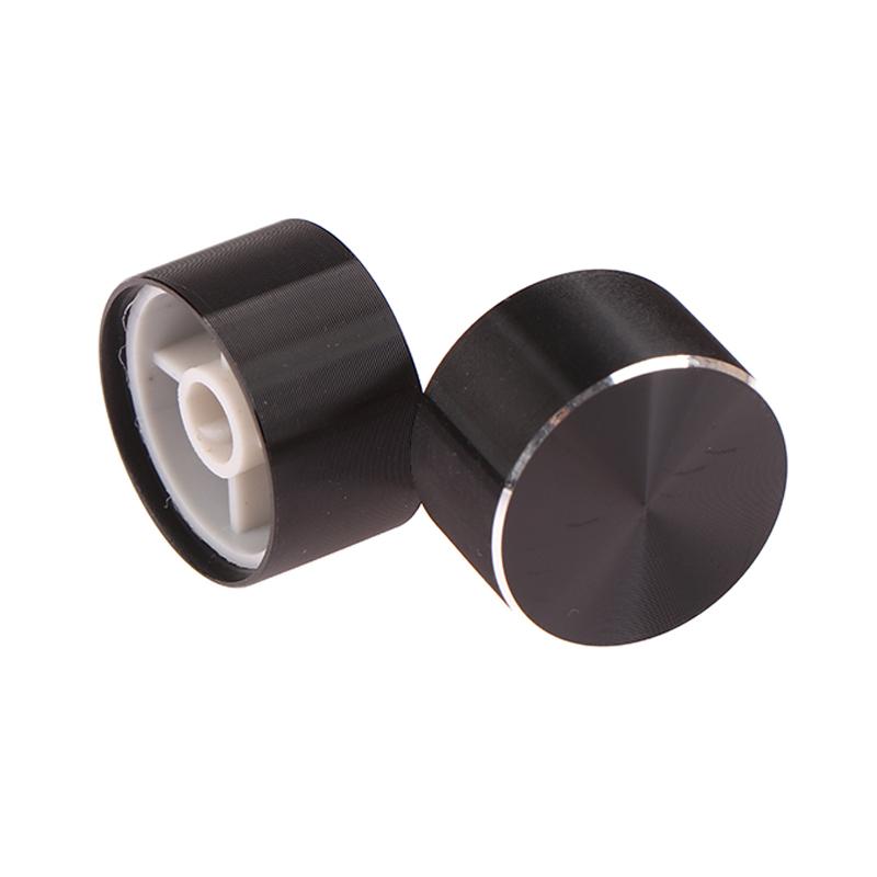 1 Stück 22X12Mm 6Mm D-Typ Wellenloch Potentiometer Bedienknopf für Lautstärke Ton Knöpfe Schwarz