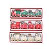 Premium Carved Holiday Train Set Sustainable Christmas Living Room Decors Christmas Train Ornament