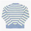 Ganni K2369 628 Cat Graphic Logo Wool Mix Stripe Women S Knit