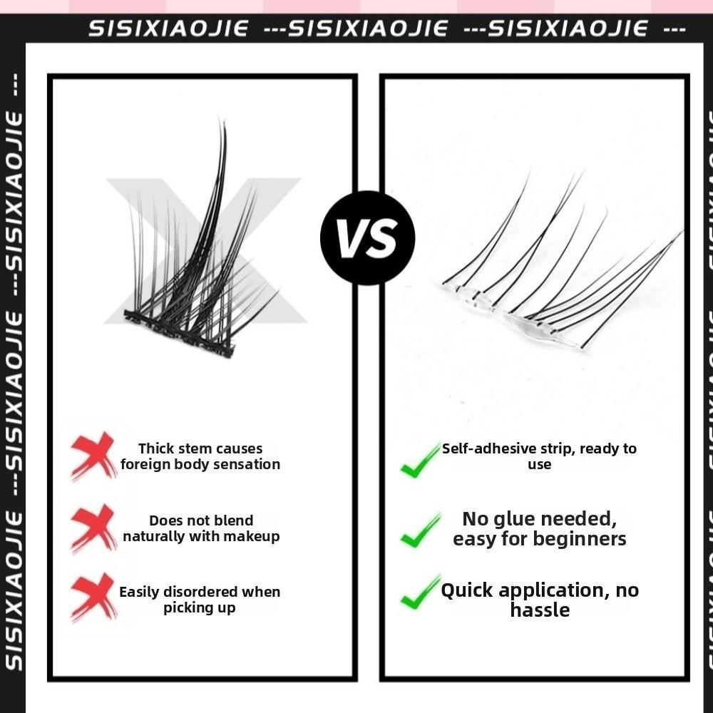 Gentle Self Adhesive Lower False Eyelashes Black Lower Fake Eyelashes DIY Lashes Extension  Party