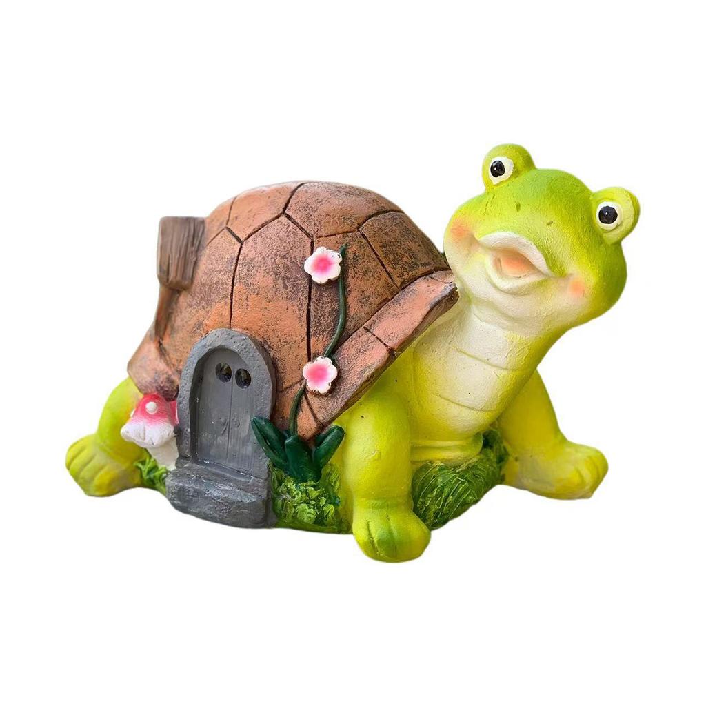 Realistic Resin Turtle Statue for Outdoor Garden Yard Decor