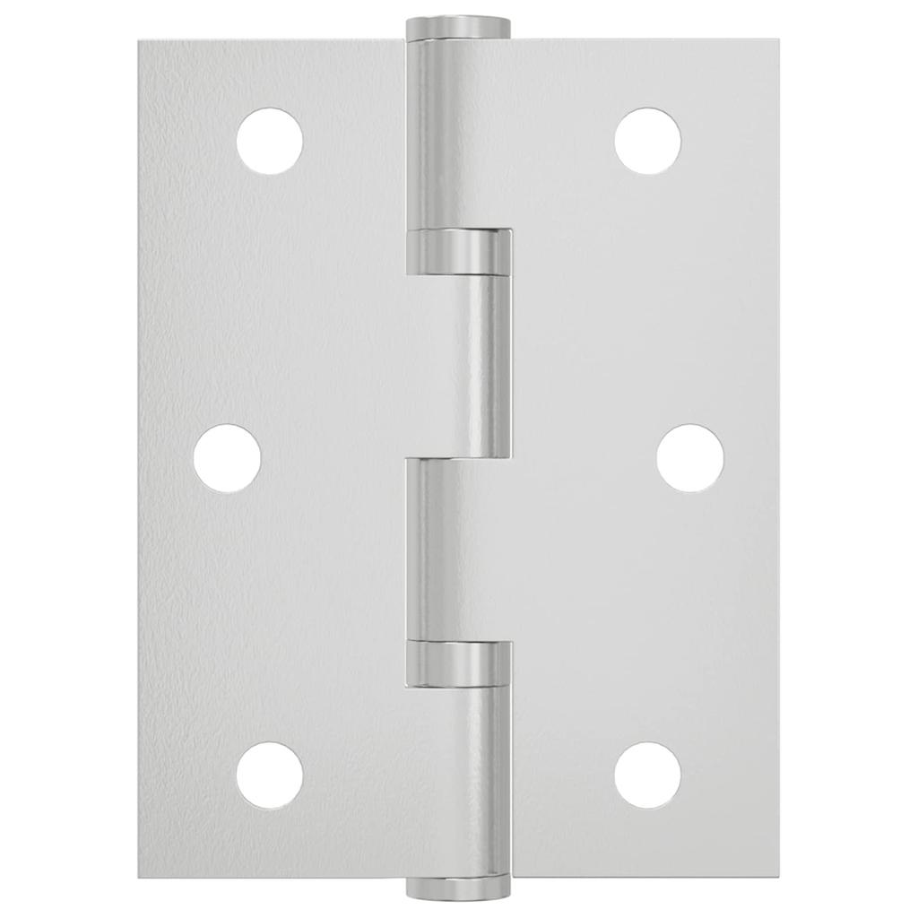 Hinge 2 Pcs Silver 50 X 38 X 1.3 Mm Steel
