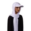 Women's Pure Color Versatile Pullover Visor Scarf Hat