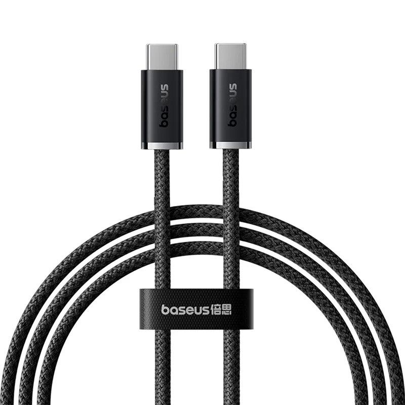 Baseus 100W Type C To USB C Cable For iPhone 18 17 16 Fast Charging Charger Cord For Macbook iPad Samsung Xiaomi Fast USB C Wire