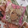 Gyaru Subculture Girls ANIME Retro Decorative Room Aesthetics Pillow Case Home Decor Bedroom Sofa Bed Couch Pillow Cover 45x45