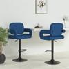 Day and Night - Day and Night Kitchen Stools 2 Units Blue Fabric