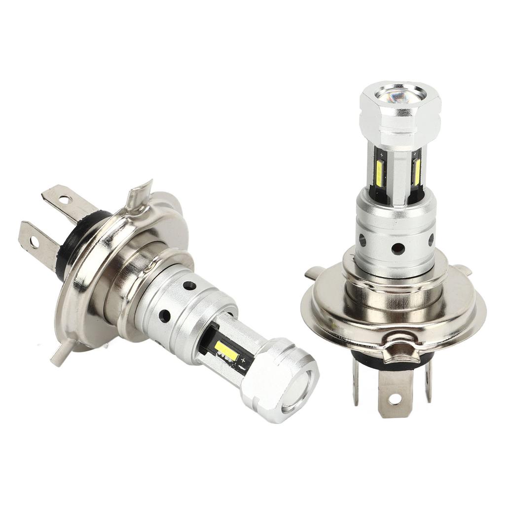 2 buc Bec far LED H4 100W pentru motocicletă 360 grade Super luminos Chip CSP Economisire energie